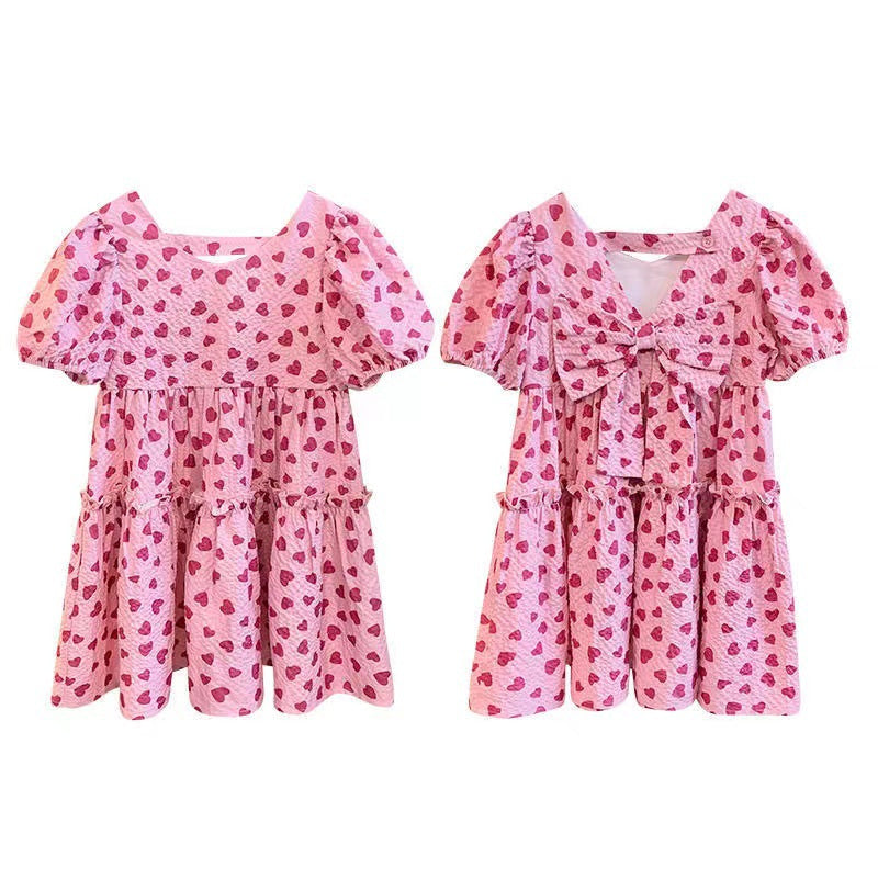 Girls Korean Style Princess Dress Summer 2024 Trendy – Summer Kids Fashion Nepal | Tudoholic