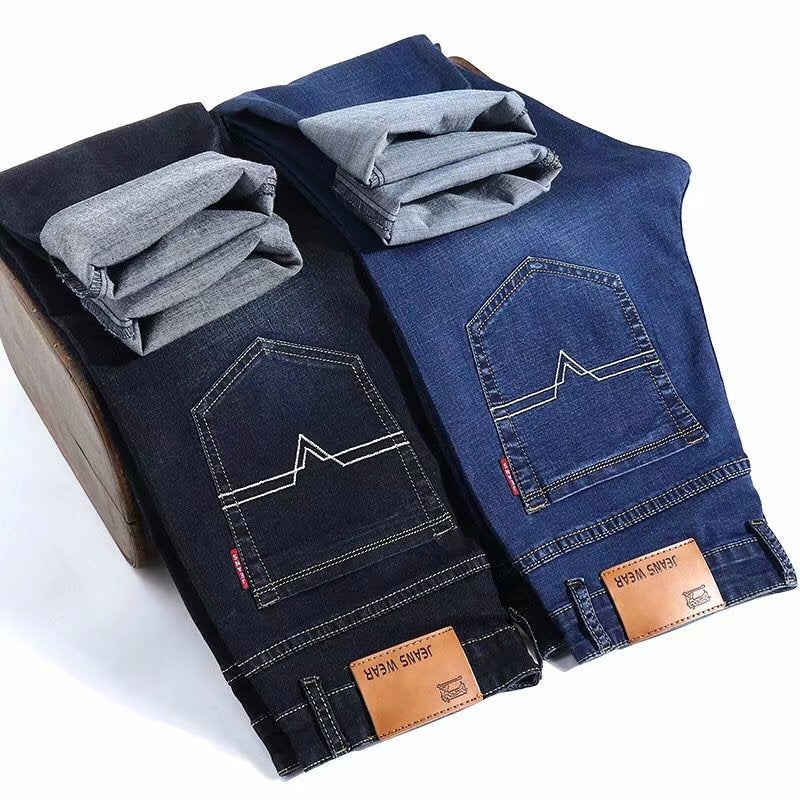 Men’s 2025 Light Business Straight Jeans