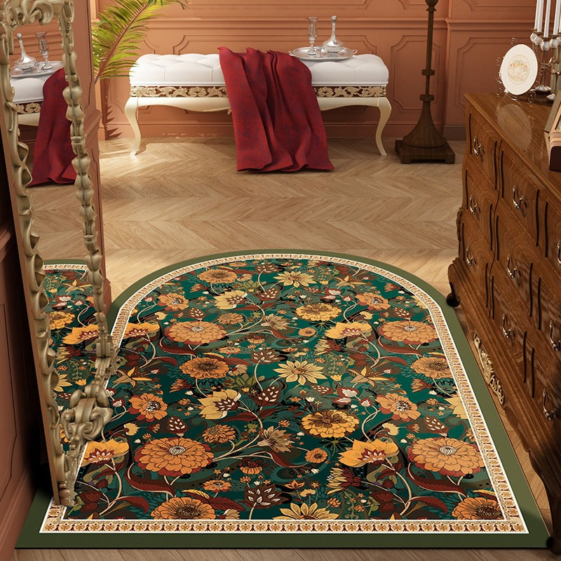 American Retro "Mansion Standard" Leather-Texture PVC Mat