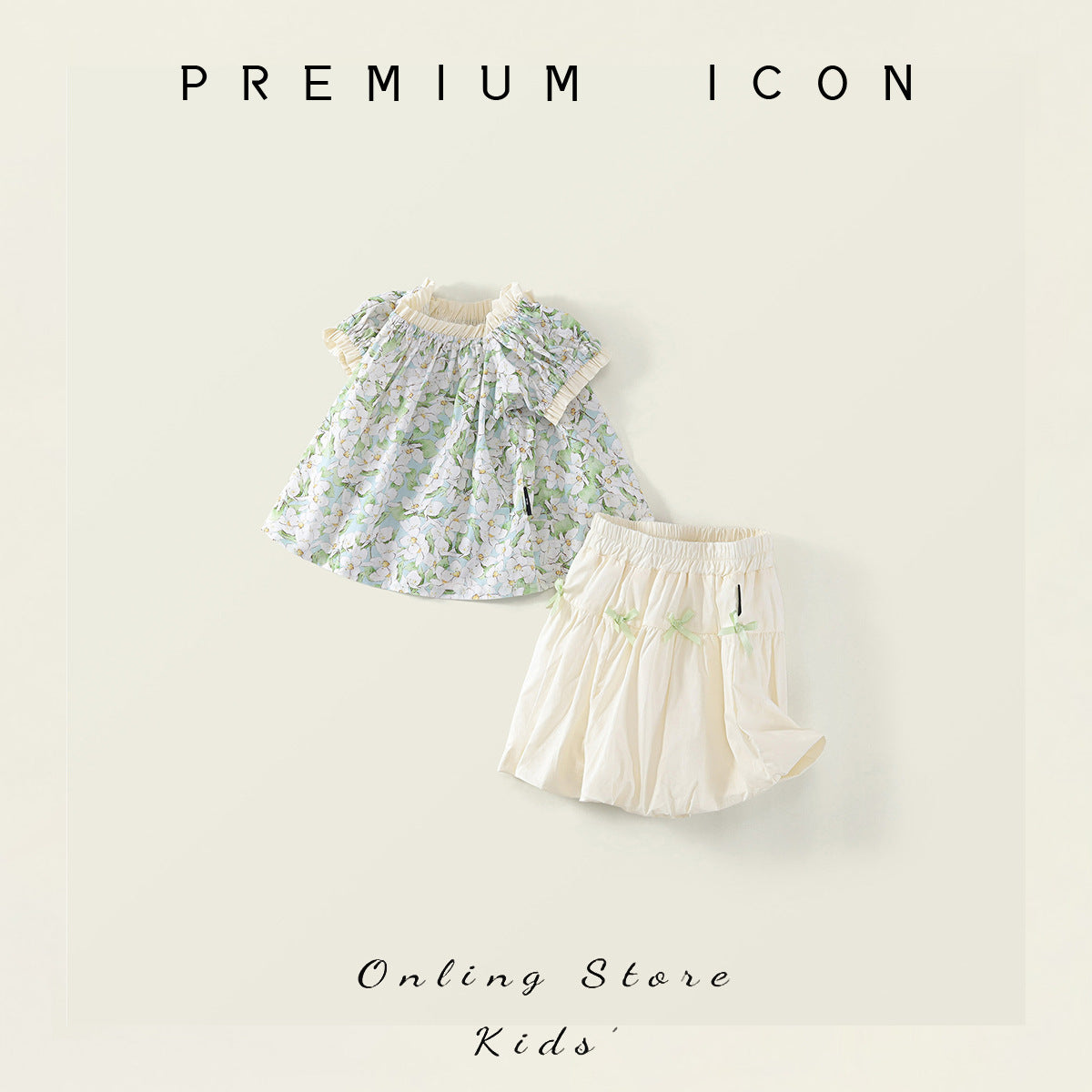 Girls Floral Shorts Set Summer 2025 Korean Style – Summer Kids Fashion Nepal | Tudoholic