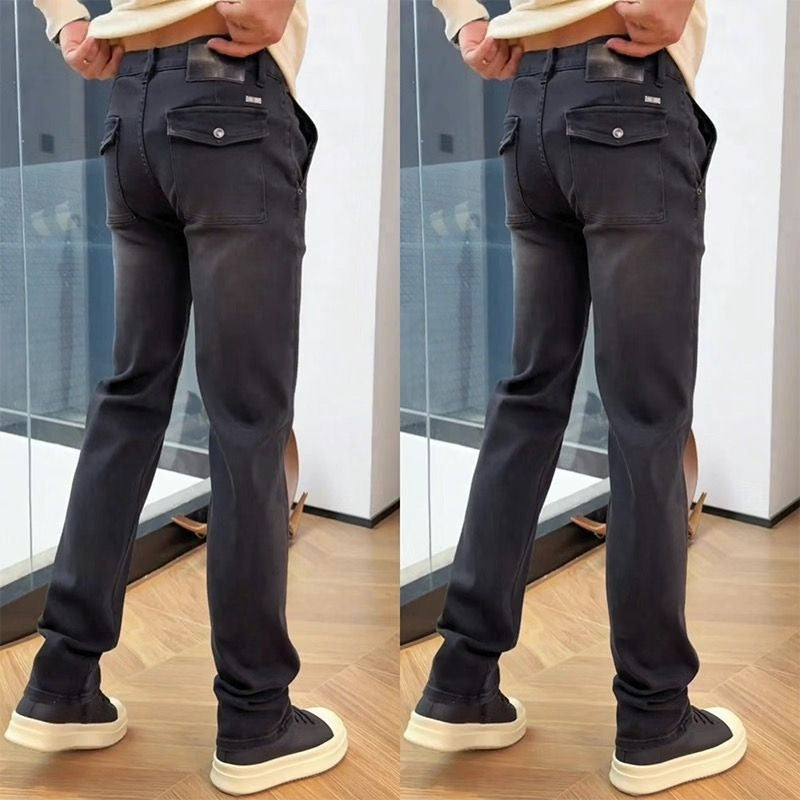 Men's Luxury Washed Slim Straight Casual Jeans