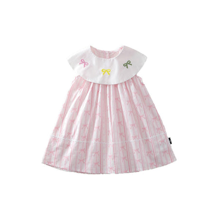 Girls Floral Embroidered Ruffle Dress Summer 2026 – Summer Kids Fashion Nepal | Tudoholic