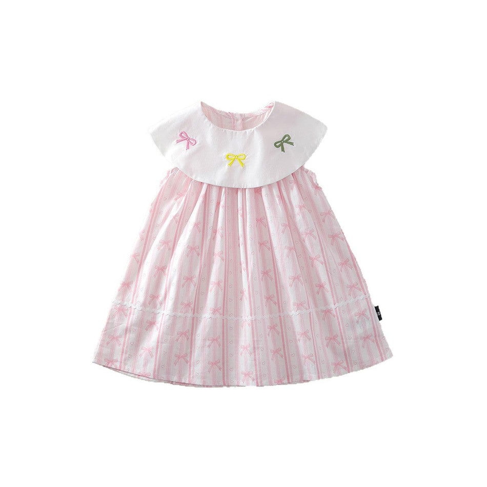 Girls Floral Embroidered Ruffle Dress Summer 2026 – Summer Kids Fashion Nepal | Tudoholic