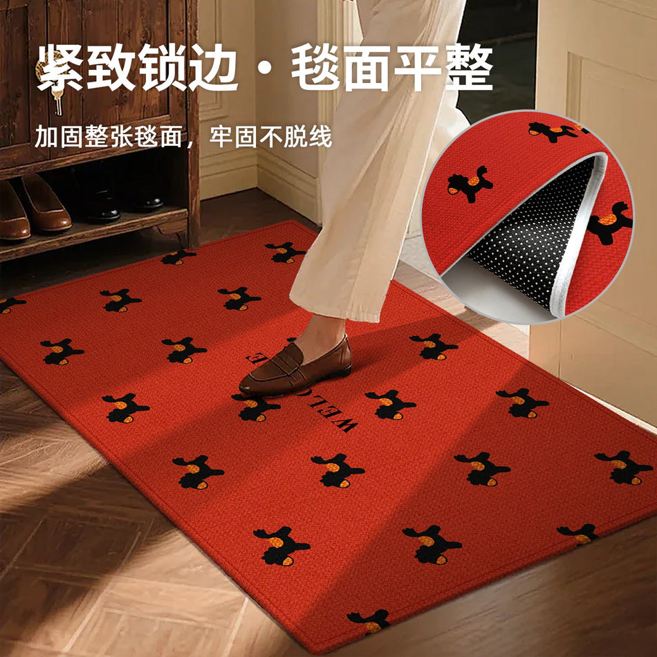 "Galloping Prosperity" Year of the Horse Entrance Mat