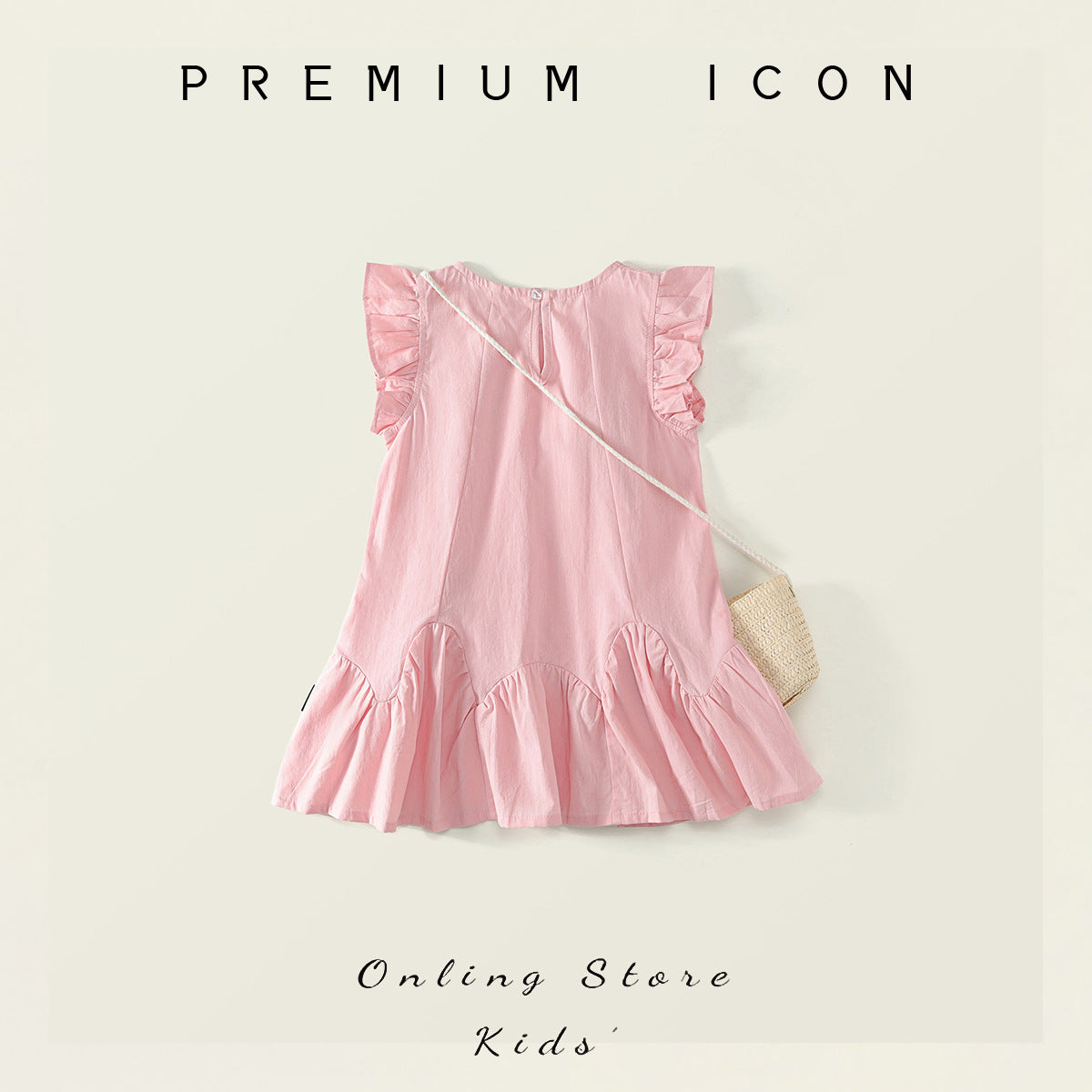 Girls Pink Sleeveless Princess Dress Summer 2025 – Summer Kids Fashion Nepal | Tudoholic