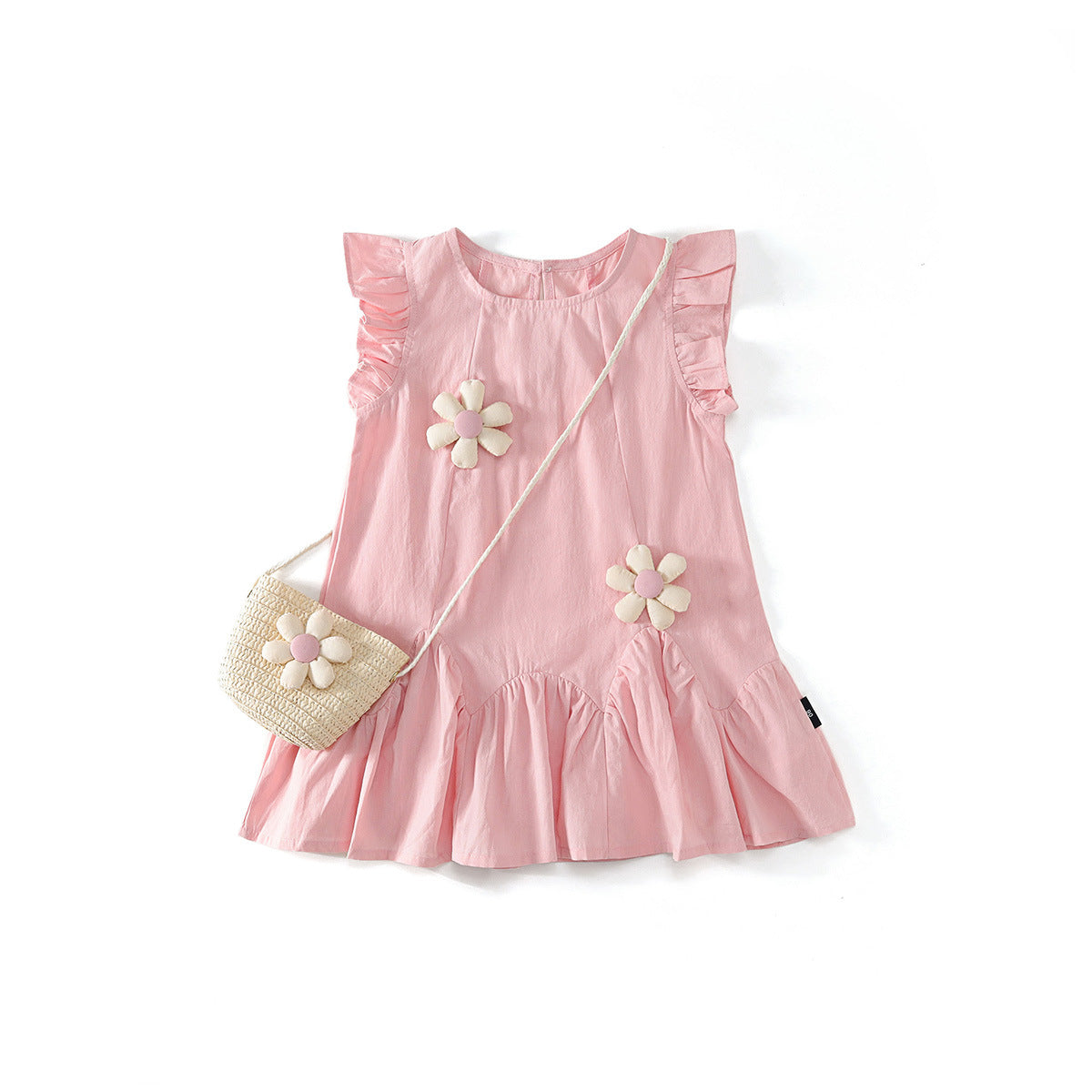 Girls Pink Sleeveless Princess Dress Summer 2025 – Summer Kids Fashion Nepal | Tudoholic