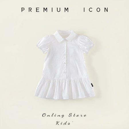 Girls Plaid Shirt Dress Summer 2025 Casual Lapel – Summer Kids Fashion Nepal | Tudoholic