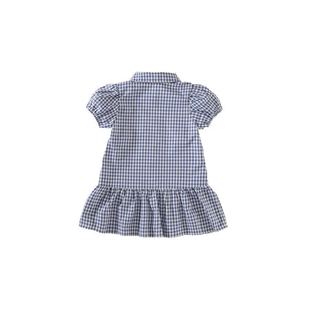 Girls Plaid Shirt Dress Summer 2025 Casual Lapel – Summer Kids Fashion Nepal | Tudoholic