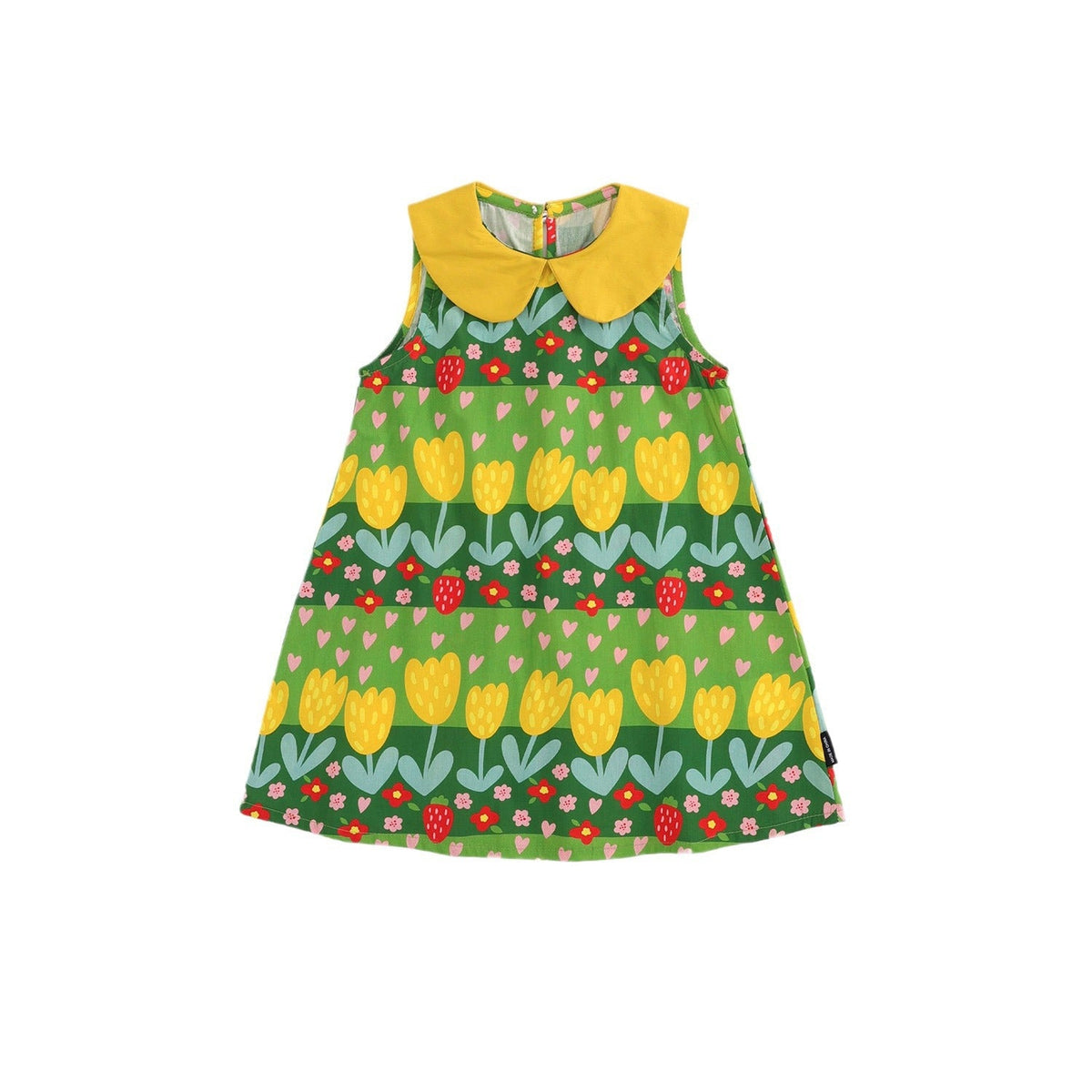Girls Floral Sleeveless Tank Dress Summer 2025 – Summer Kids Fashion Nepal | Tudoholic