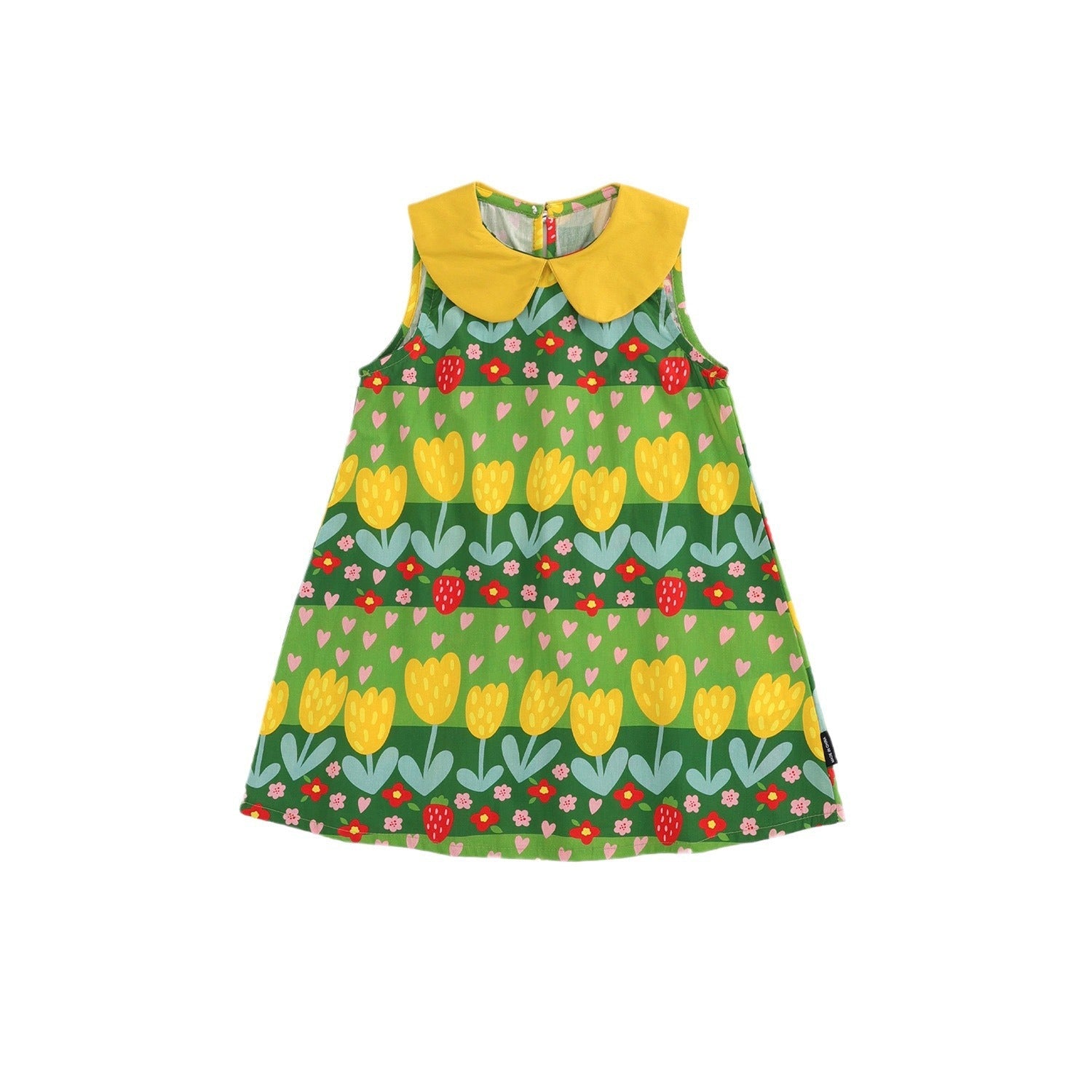 Girls Floral Sleeveless Tank Dress Summer 2025 – Summer Kids Fashion Nepal | Tudoholic