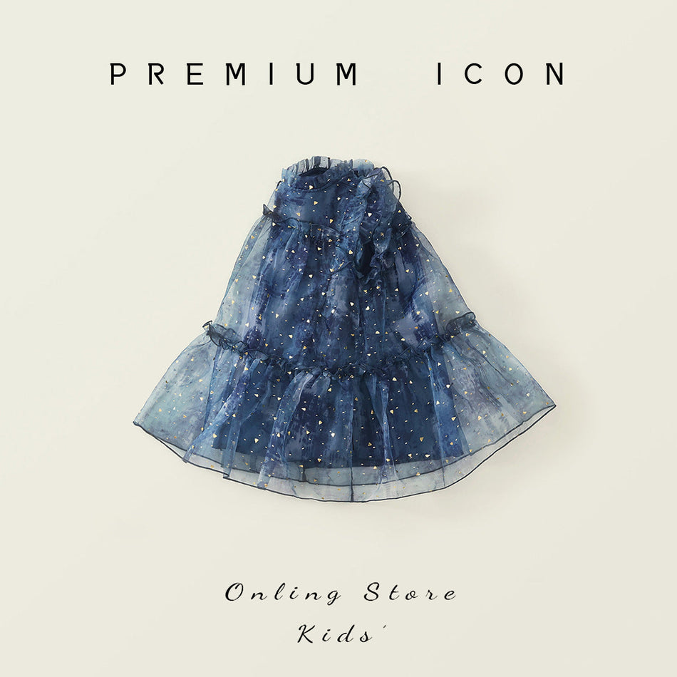 Girls Sequin Mesh Dress Summer 2025 Elegant Style – Summer Kids Fashion Nepal | Tudoholic
