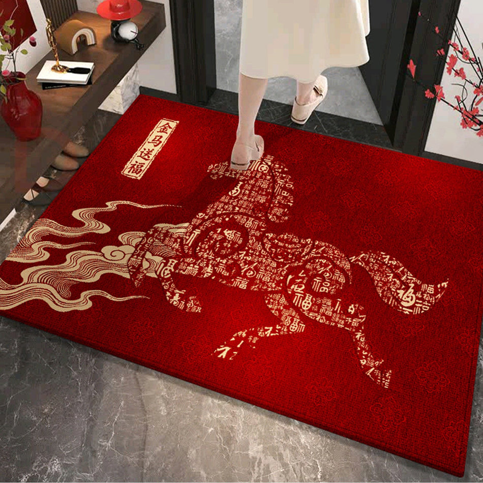"Advanced Red" Wash-Free Housewarming Mat