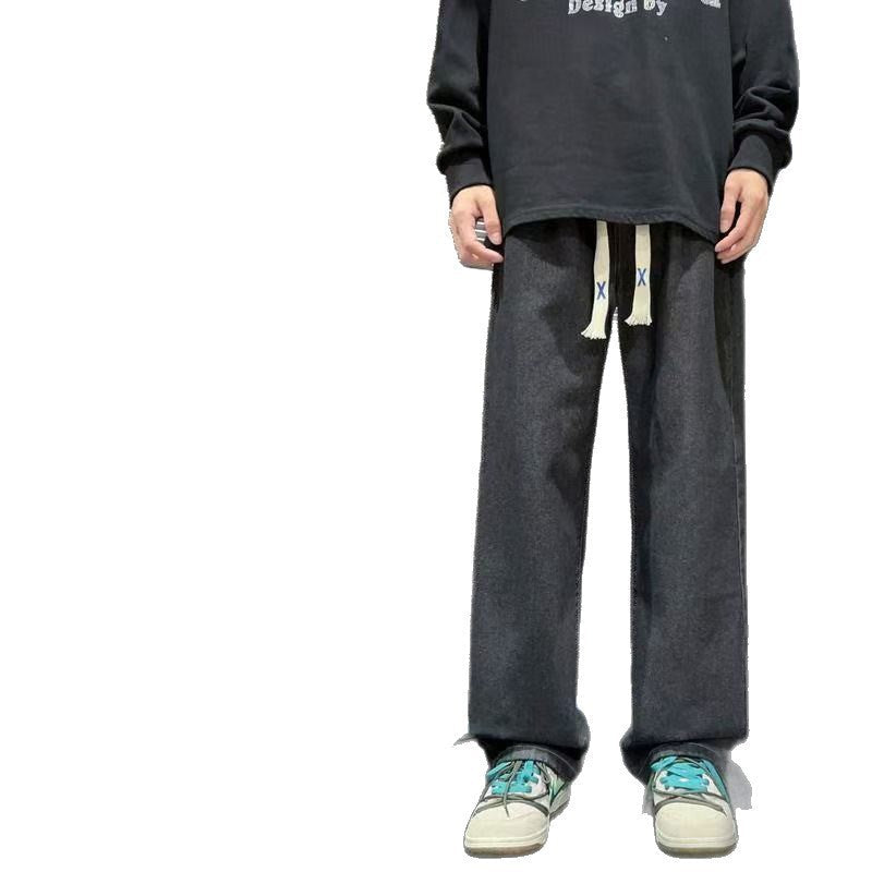 Men's Ice Silk Loose Straight Jeans (Summer Thin)