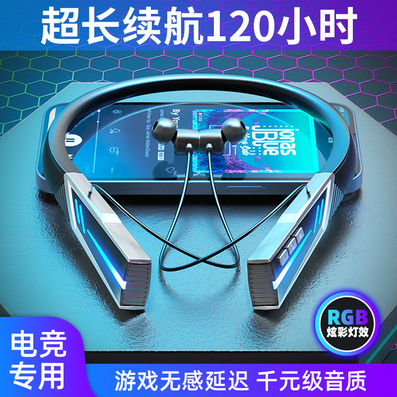 Wireless Gaming Bluetooth Headset LED Low Latency