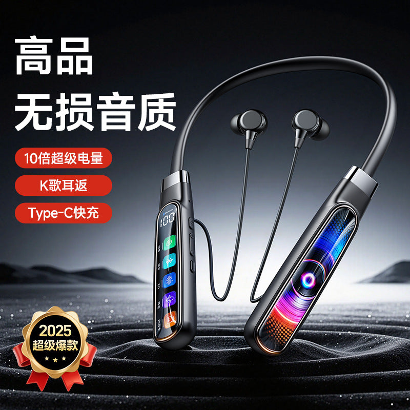 Wireless Neckband Bluetooth Headset Stereo No Delay