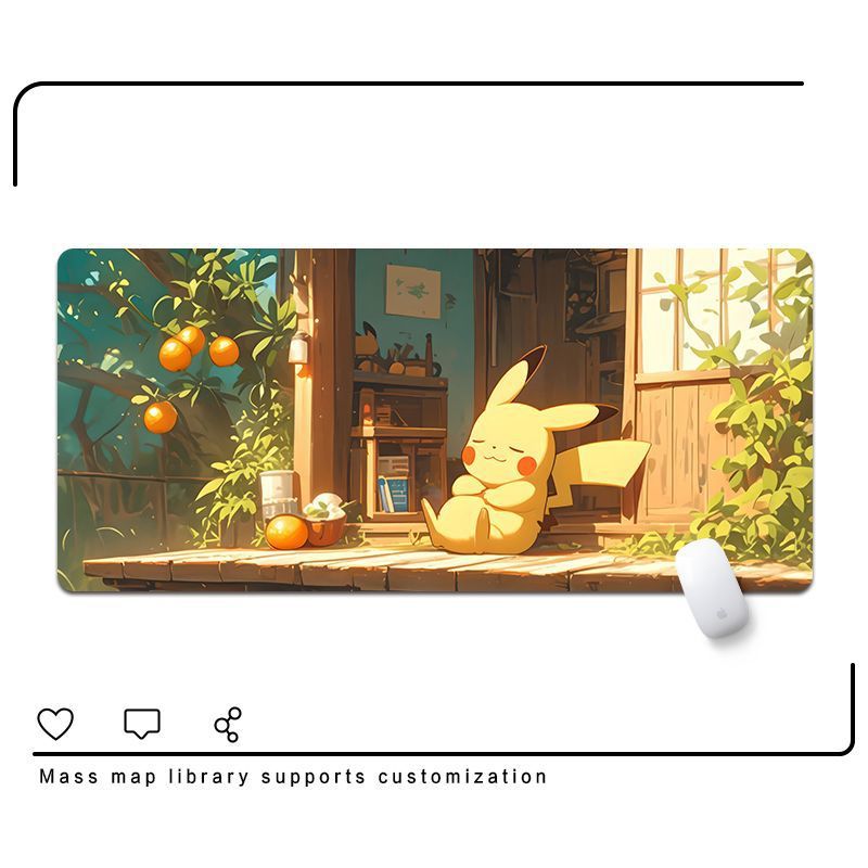 Pikachu Oversized Pokémon Cute Mouse Pad Desk Mat