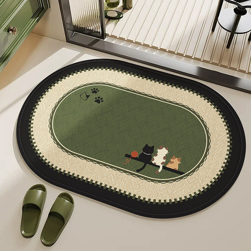 "Kawaii-Luxury" Japanese Style Oval Cat Mat
