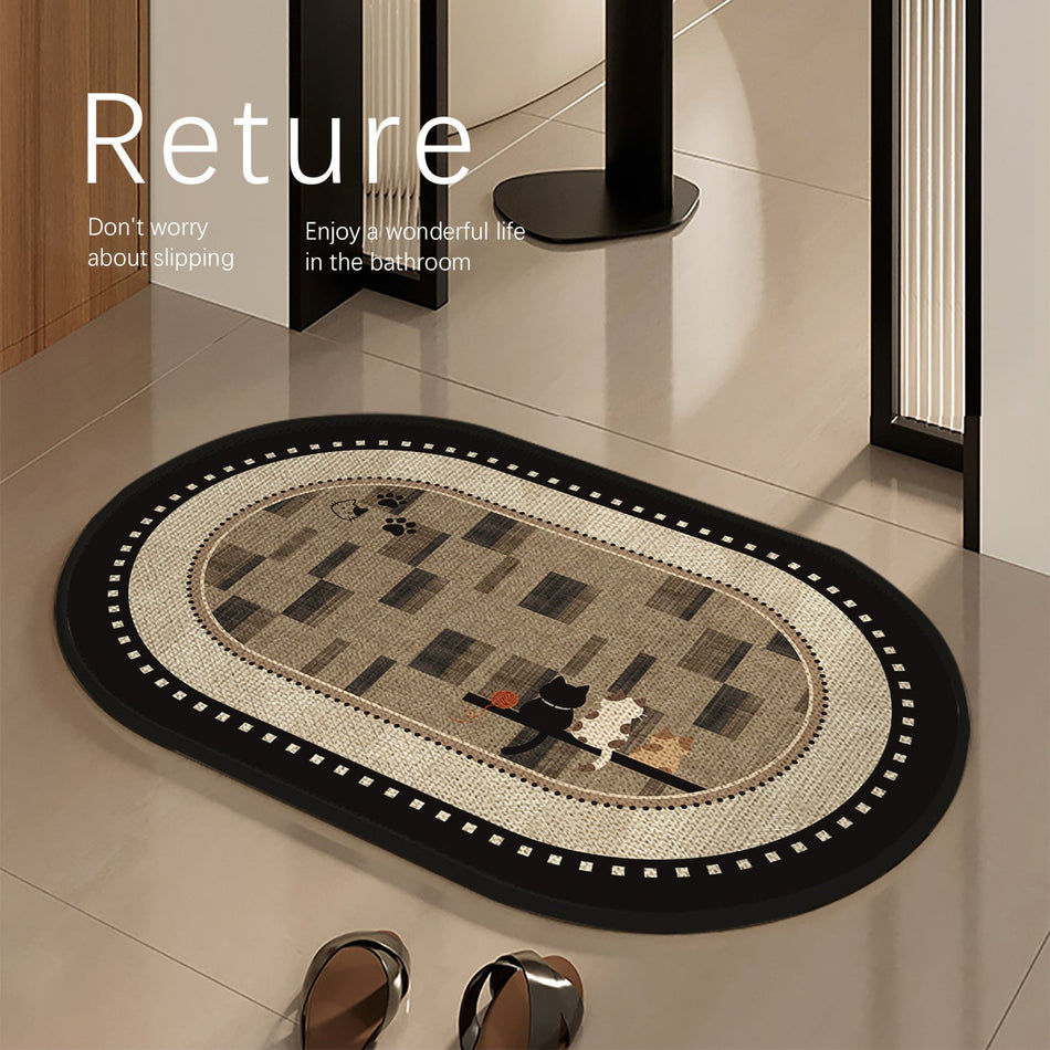 "Kawaii-Luxury" Japanese Style Oval Cat Mat