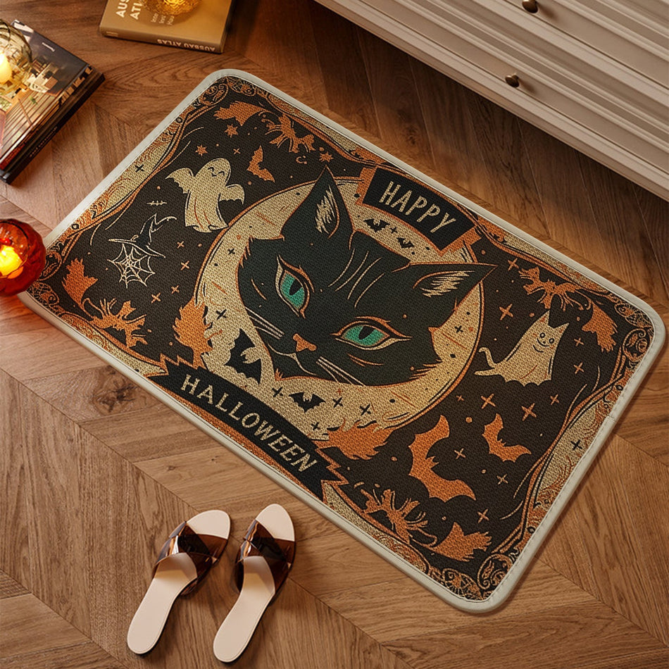 "Retro-Haunt" American Style Halloween Floor Mat
