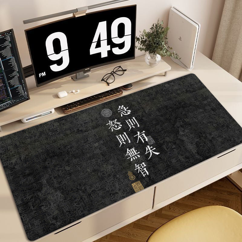 National Fashion Poetry Oversized Mouse Pad Desk Mat