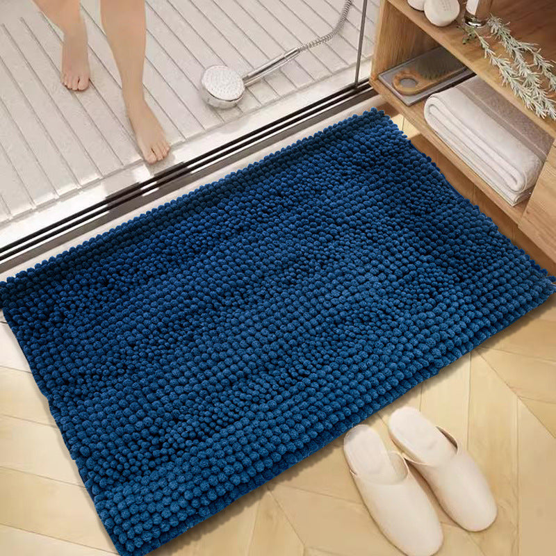 "Cloud-Touch" Elite: High-Density Chenille Bathroom Mat