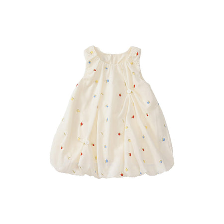 Girls Summer Princess Floral Sleeveless Dress 2025 – Summer Kids Fashion Nepal | Tudoholic