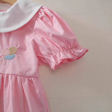 Girls Doll Collar Cotton Dress 2026 Summer Princess – Summer Kids Fashion Nepal | Tudoholic