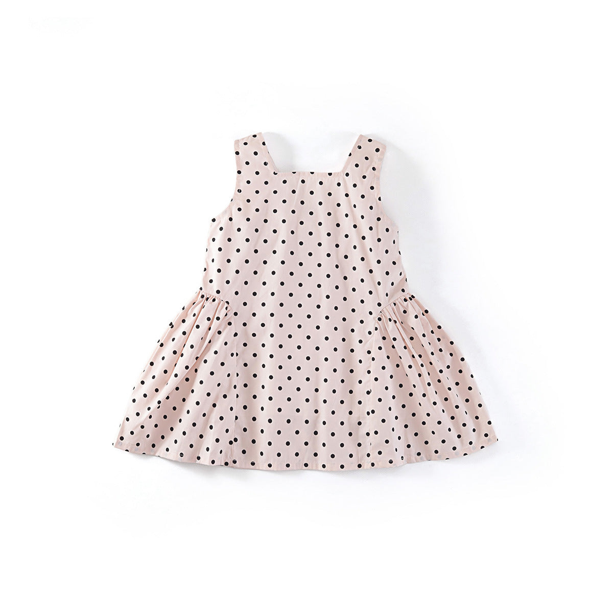 Girls Polka Dot Bow Summer Dress Korean Style – Summer Kids Fashion Nepal | Tudoholic