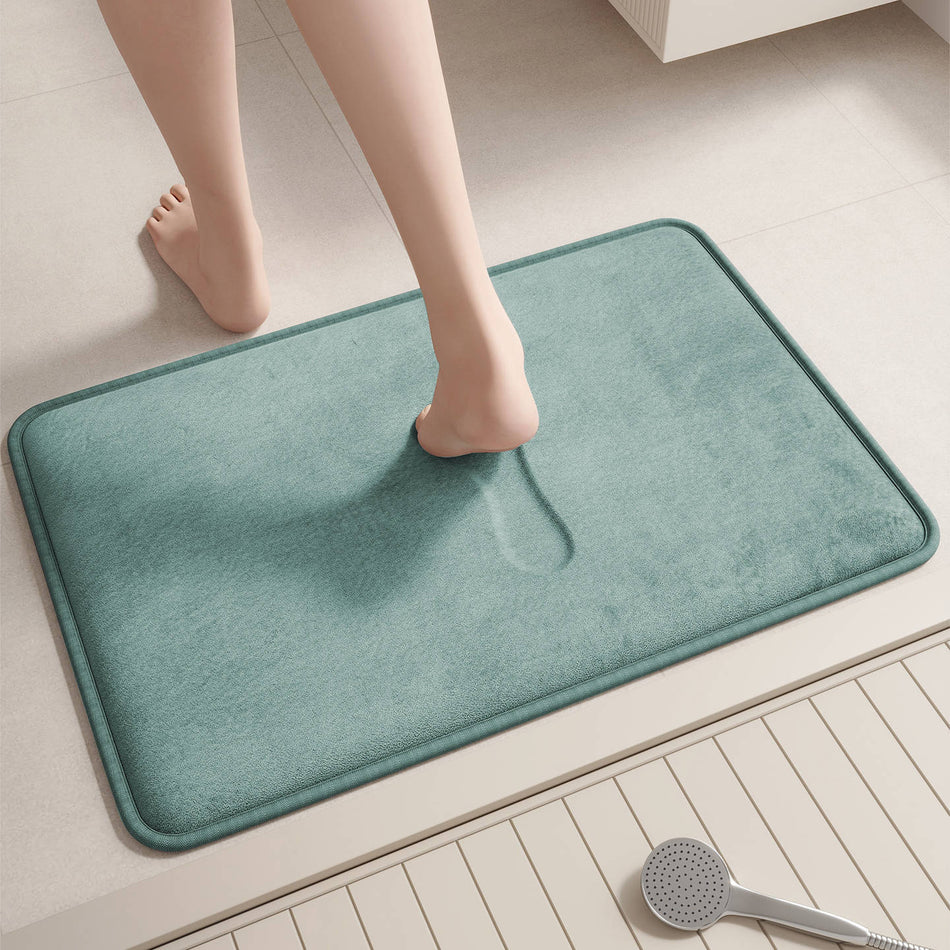 "Cloud-Step" Series: Thickened Memory Foam Bathroom Mat