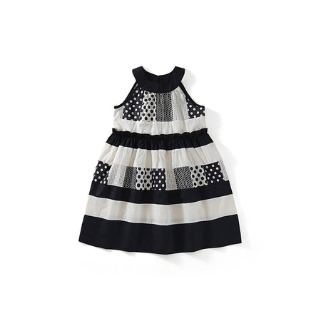 Girls Dot Stitch Halter Dress Elegant Summer Style – Summer Kids Fashion Nepal | Tudoholic