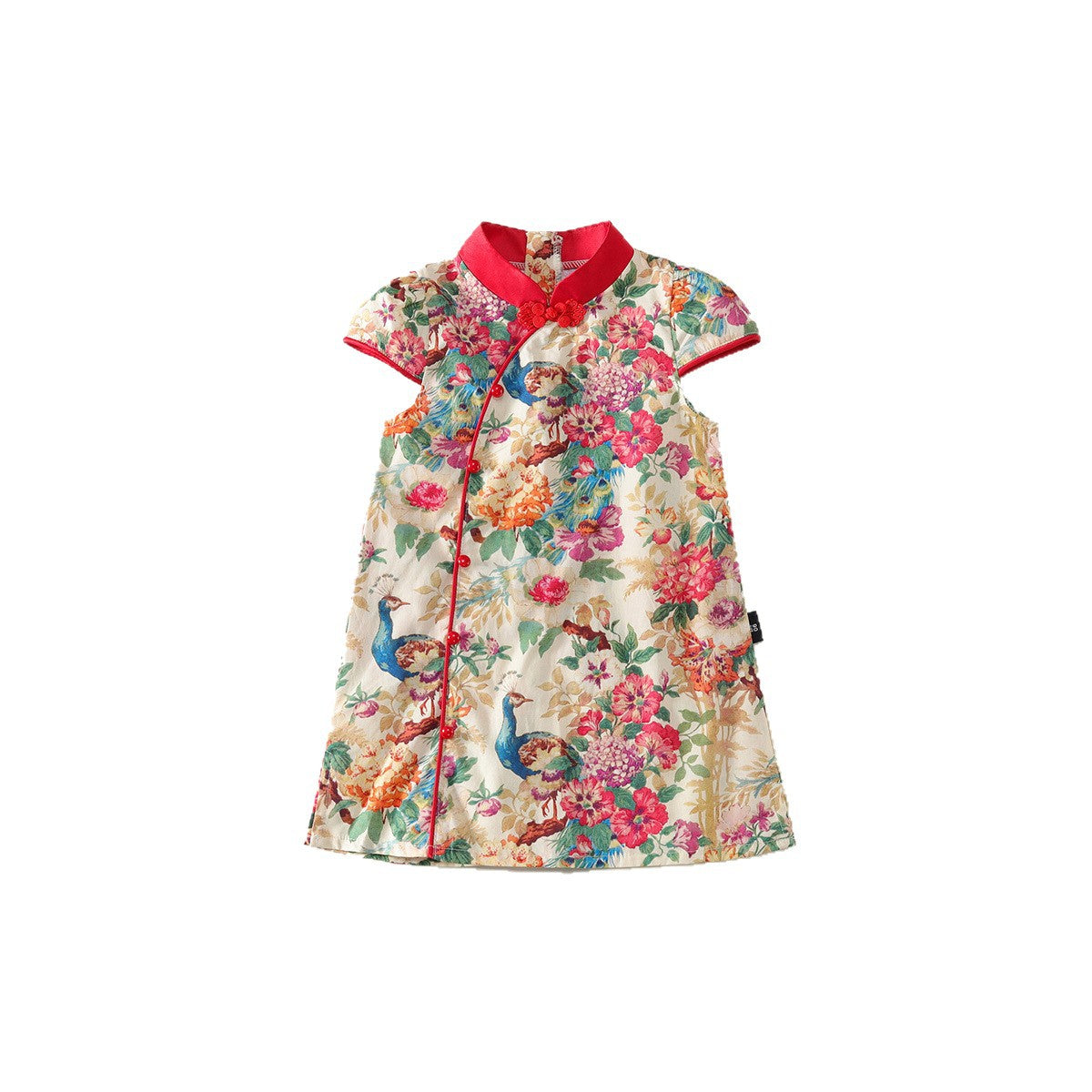 Girls Cheongsam Summer Dress Chinese Style Retro – Summer Kids Fashion Nepal | Tudoholic