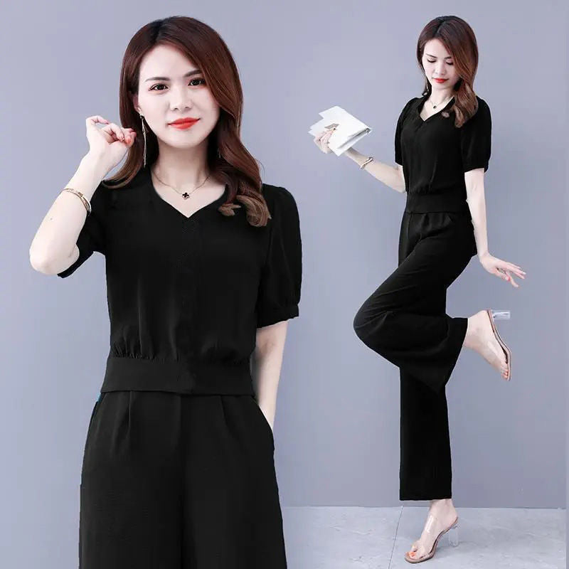 Western Style Two-Piece Suit Set for Women Summer