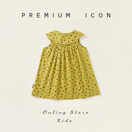Girls Polka Dot Cotton Sleeveless Summer Dress – Summer Kids Fashion Nepal | Tudoholic