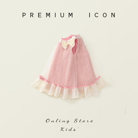 Girls Pink Sequin Bow Princess Dress Korean Style – Kids Fashion Nepal | Tudoholic