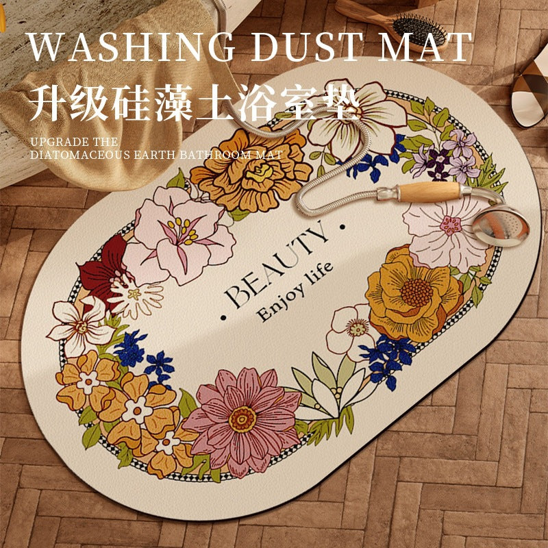 "Art Deco" Heritage: Retro Oval Soft Diatomite Series