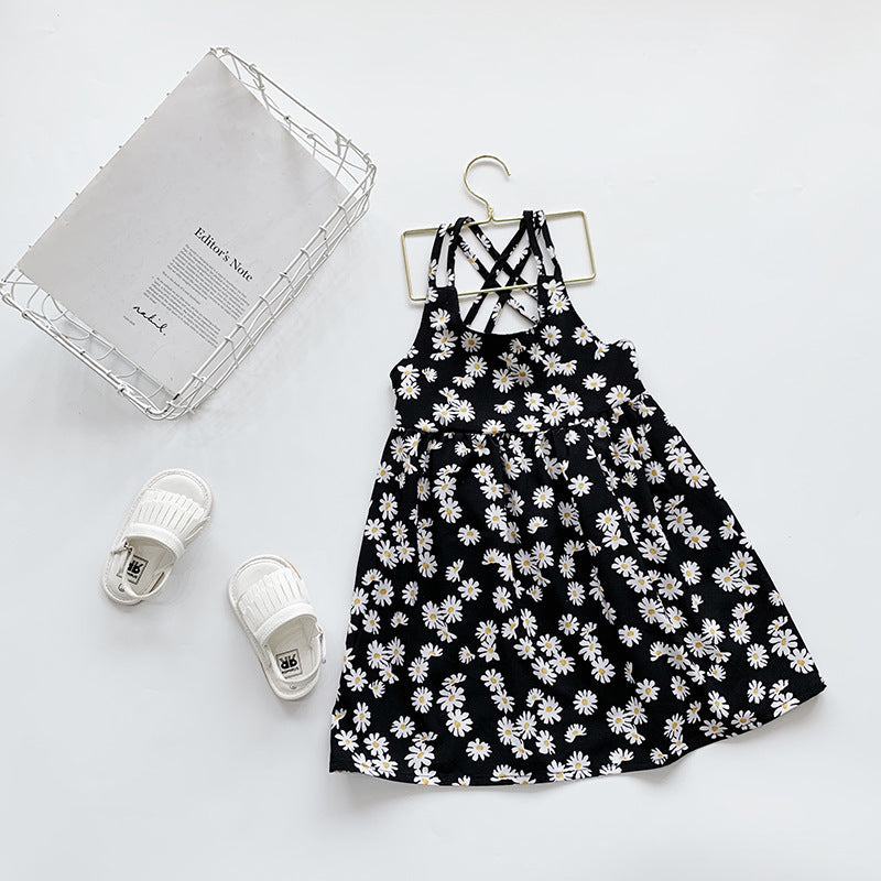 Girls Daisy Chiffon Suspender Princess Dress – Kids Fashion Nepal | Tudoholic