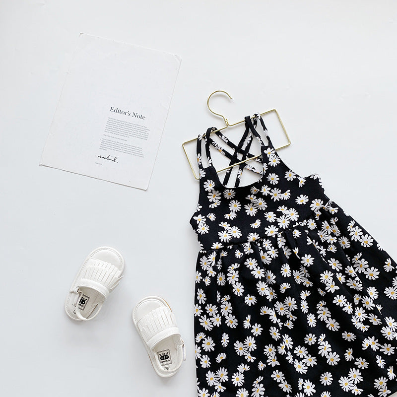 Girls Daisy Chiffon Suspender Princess Dress – Kids Fashion Nepal | Tudoholic