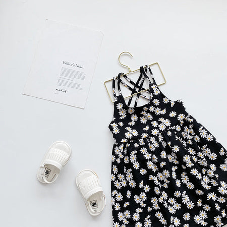 Girls Daisy Chiffon Suspender Princess Dress – Kids Fashion Nepal | Tudoholic