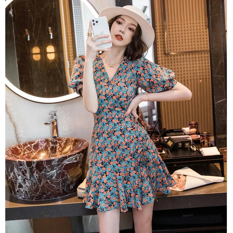 Floral Fairy Style Summer Dress for Women