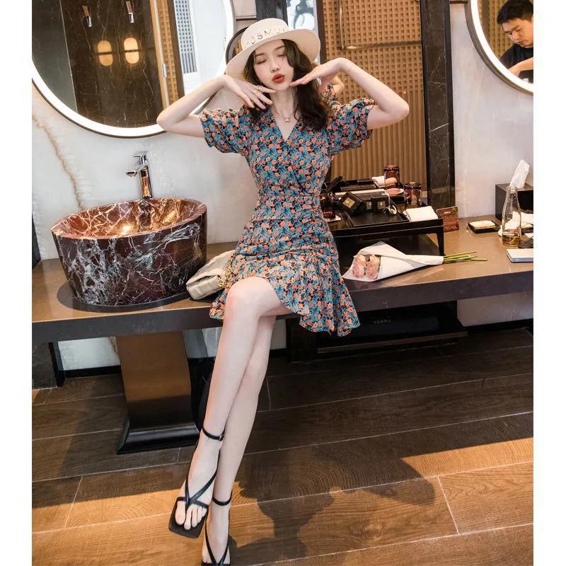 Floral Fairy Style Summer Dress for Women