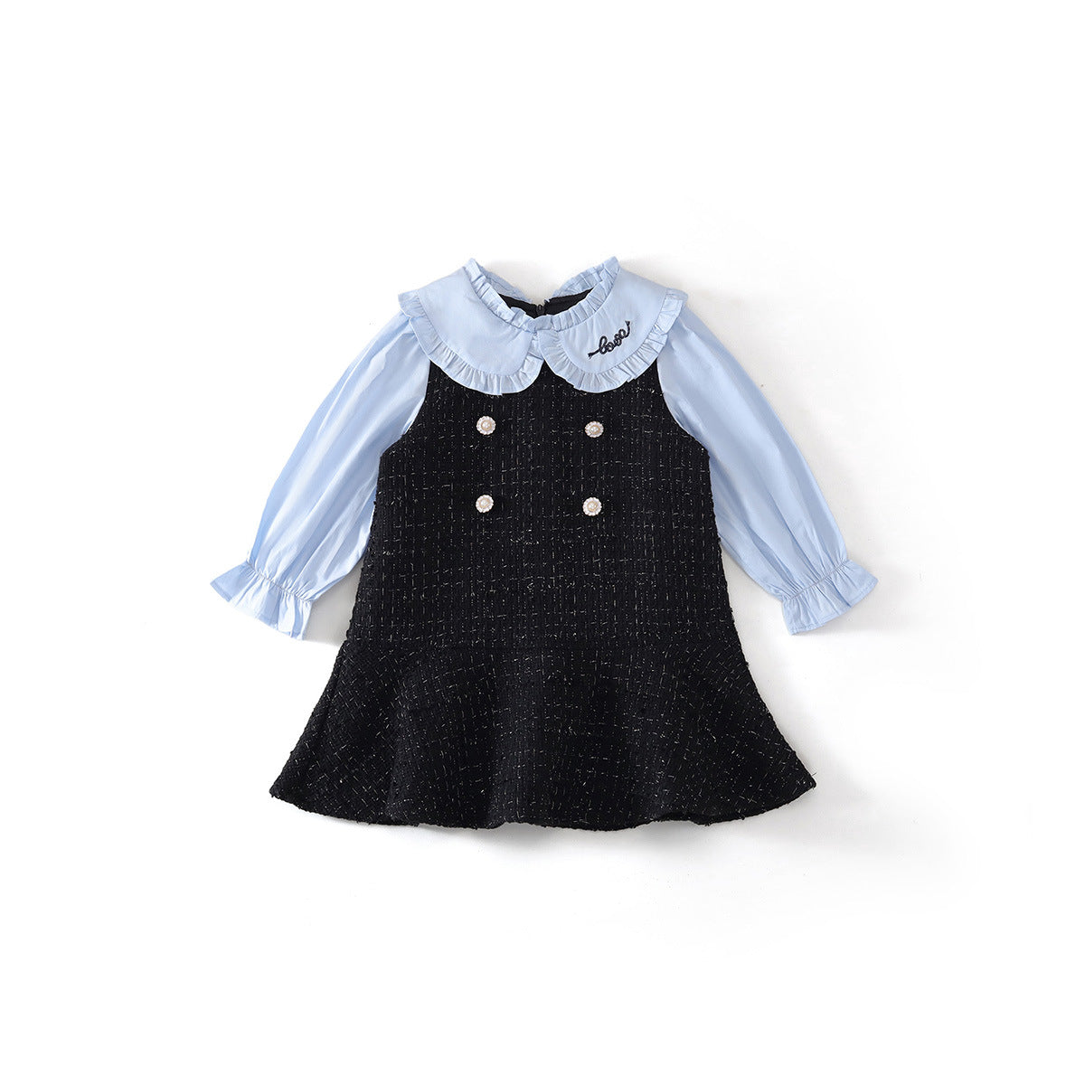 Girls Spring Two-Piece Set Korean Style Outfit – Spring Autumn Kids Fashion Nepal | Tudoholic