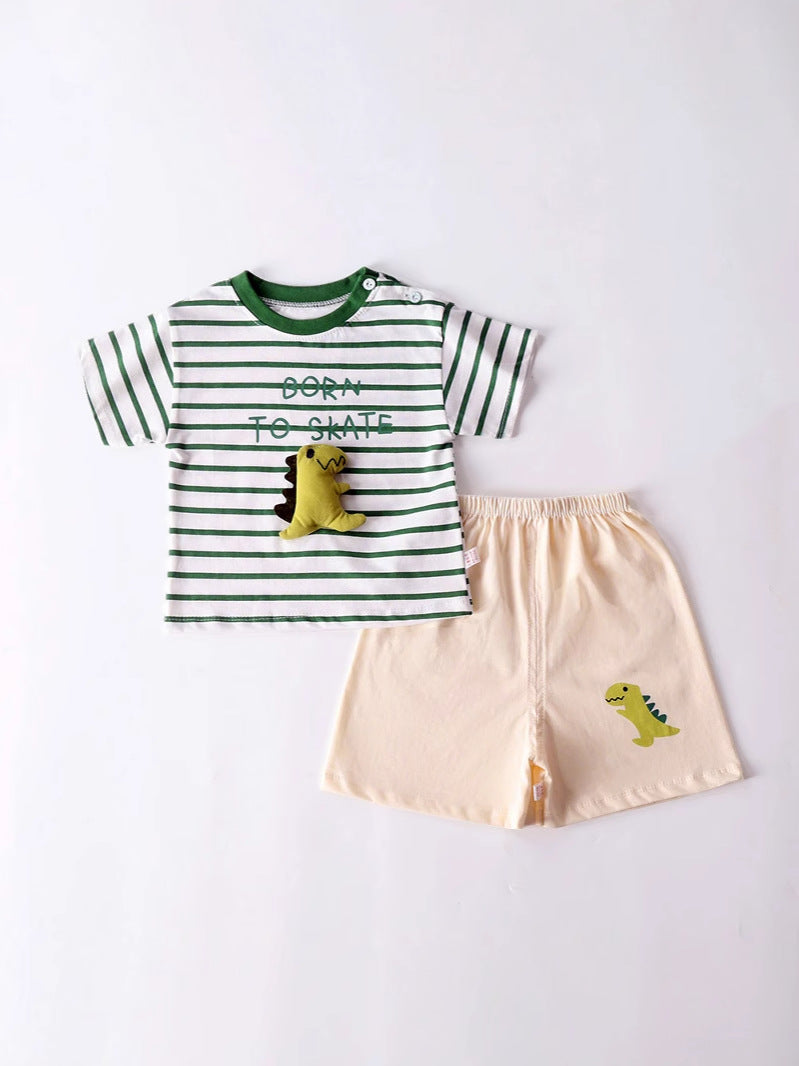 Kids Cotton Shorts Set Boys Summer 2025 Outfit – Summer Kids Fashion Nepal | Tudoholic