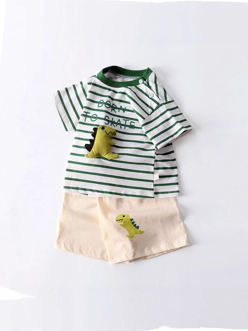 Kids Cotton Shorts Set Boys Summer 2025 Outfit – Summer Kids Fashion Nepal | Tudoholic