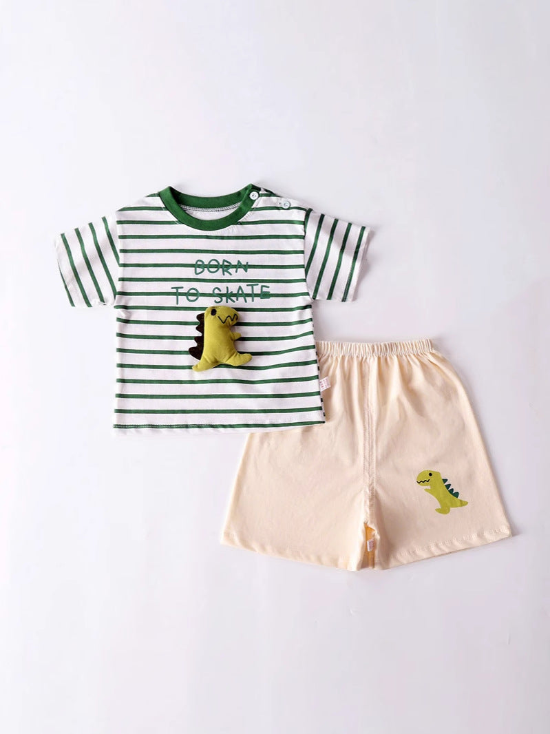 Kids Cotton Shorts Set Boys Summer 2025 Outfit – Summer Kids Fashion Nepal | Tudoholic