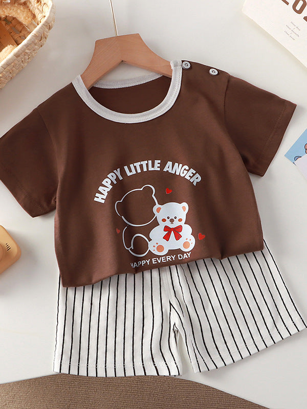 Kids Cotton Shorts Set Summer Unisex Outfit – Summer Kids Fashion Nepal | Tudoholic