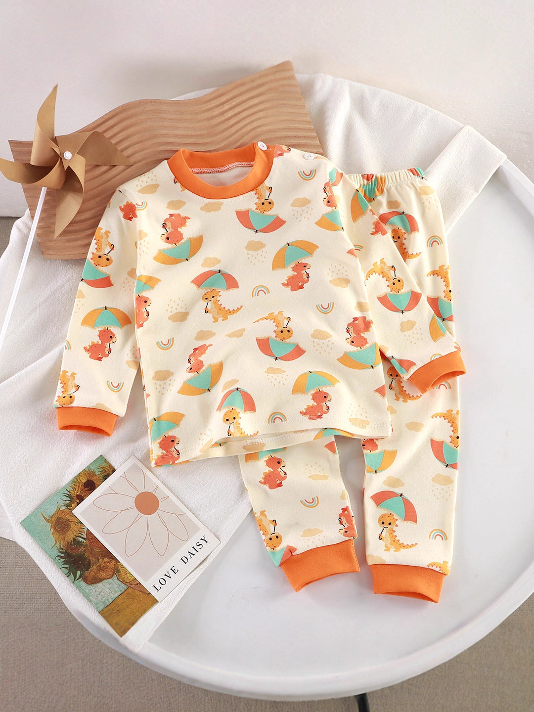 Kids Cotton Underwear Set Autumn Pajamas Home Wear – Spring Autumn Kids Fashion Nepal | Tudoholic