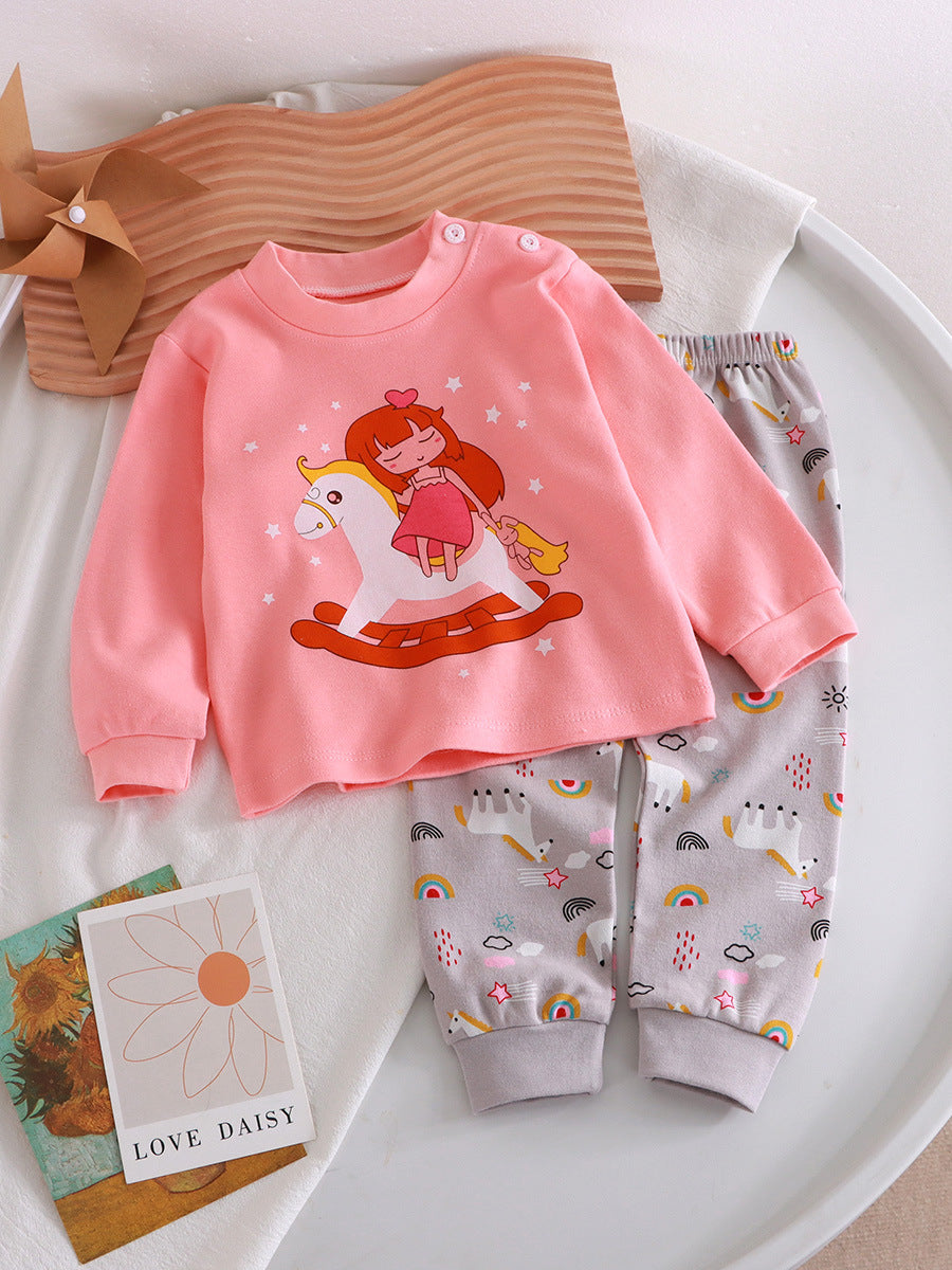 Kids Cotton Autumn Underwear Set Boys & Girls – Spring Autumn Kids Fashion Nepal | Tudoholic