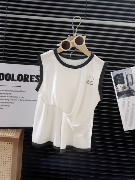 Kids Modal Vest Shorts Set Summer Fresh Outfit – Summer Kids Fashion Nepal | Tudoholic