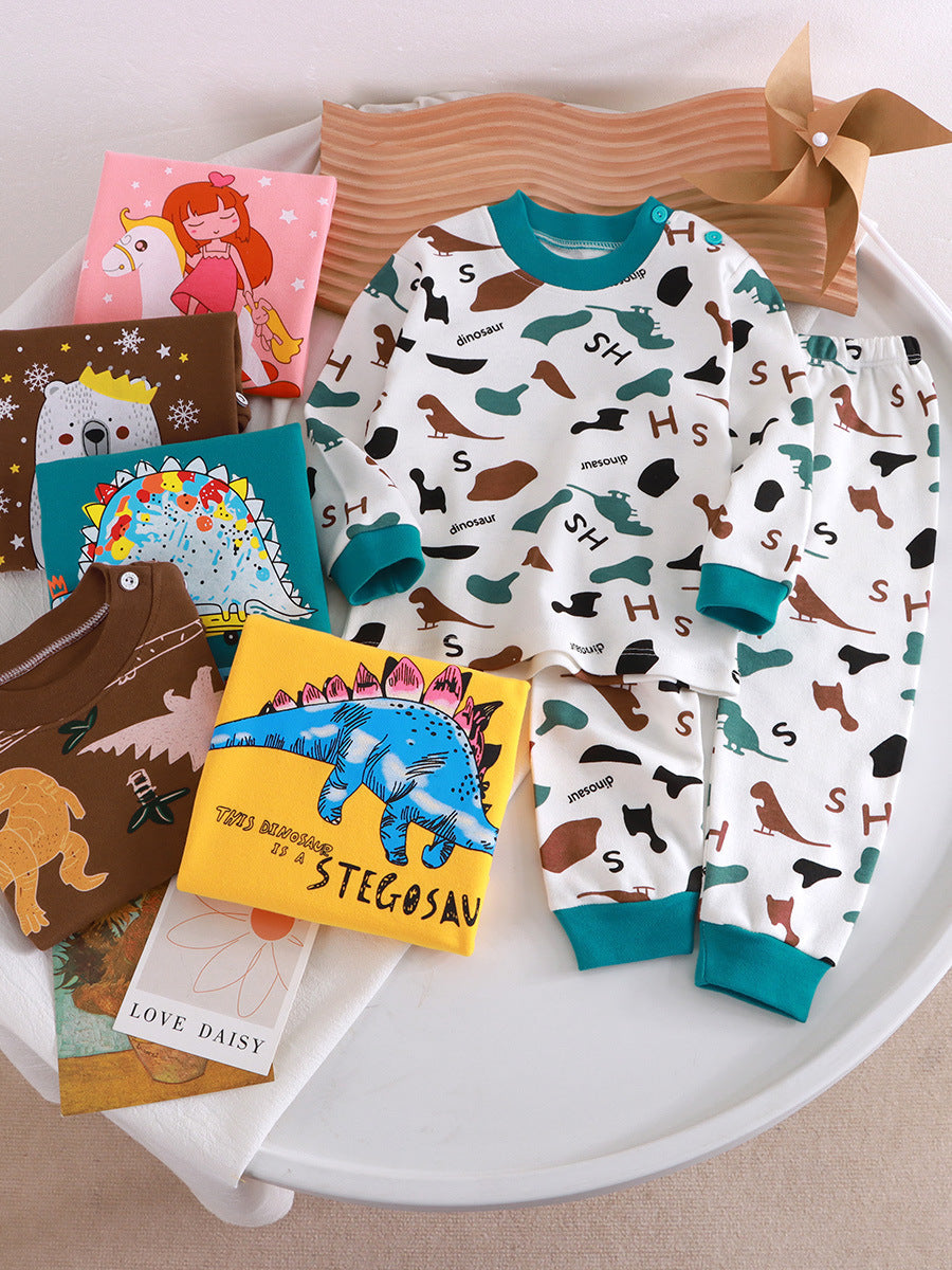 Kids Cotton Autumn Base Layer Set Boys & Girls – Spring Autumn Kids Fashion Nepal | Tudoholic
