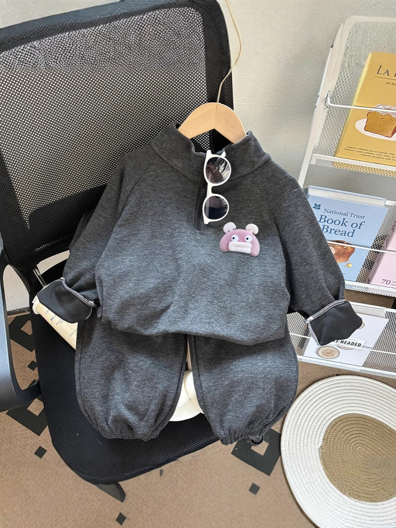 Girls Spring Autumn Jacket Sports Set Thin Outfit – Spring Autumn Kids Fashion Nepal | Tudoholic